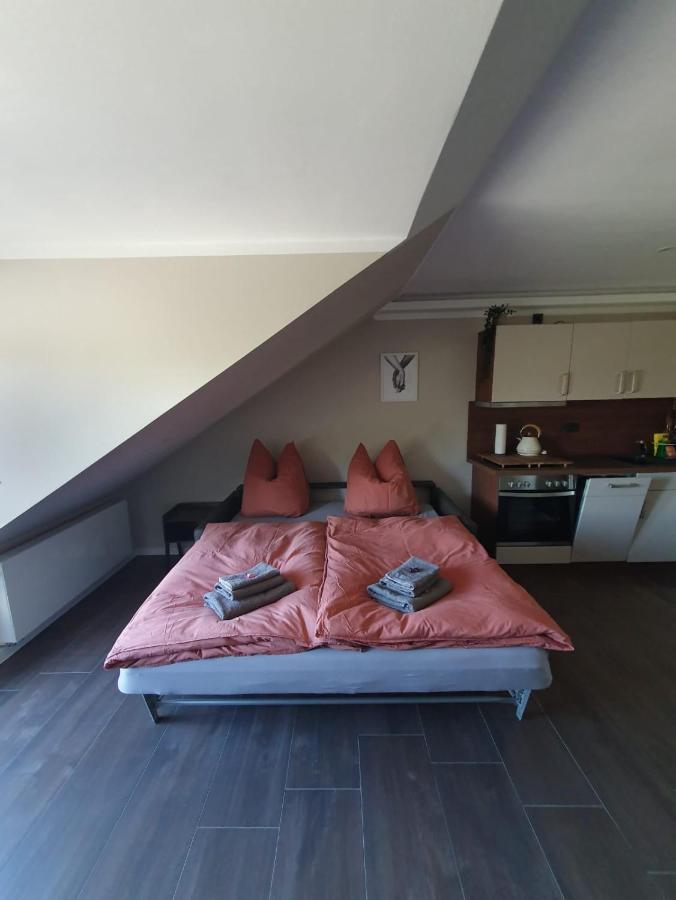 Neumuehler Hof- Ferienwohnung "Benjamin" Mit Grosser Privater Dachterasse Und Guter Anbindung In Die City Schwerin  Ngoại thất bức ảnh