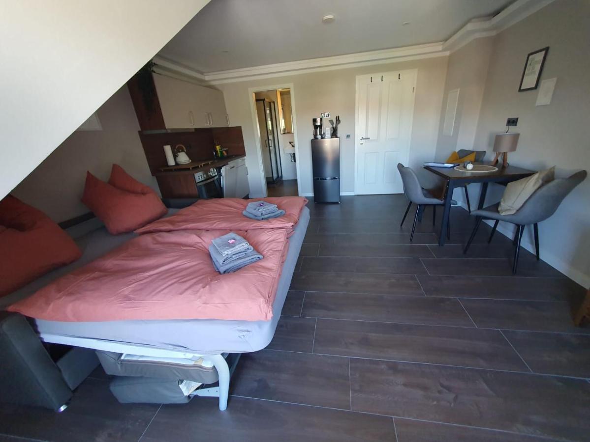 Neumuehler Hof- Ferienwohnung "Benjamin" Mit Grosser Privater Dachterasse Und Guter Anbindung In Die City Schwerin  Ngoại thất bức ảnh