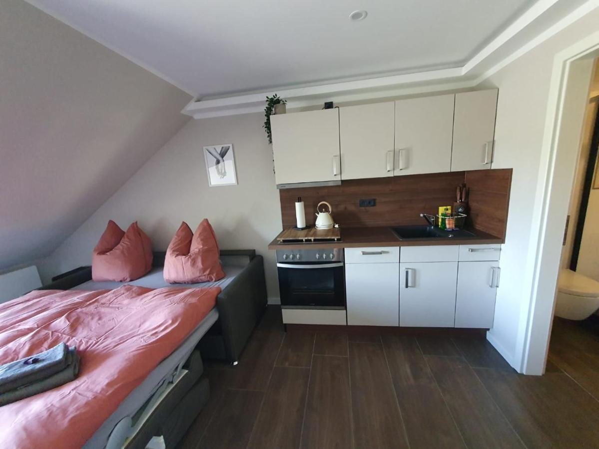Neumuehler Hof- Ferienwohnung "Benjamin" Mit Grosser Privater Dachterasse Und Guter Anbindung In Die City Schwerin  Ngoại thất bức ảnh